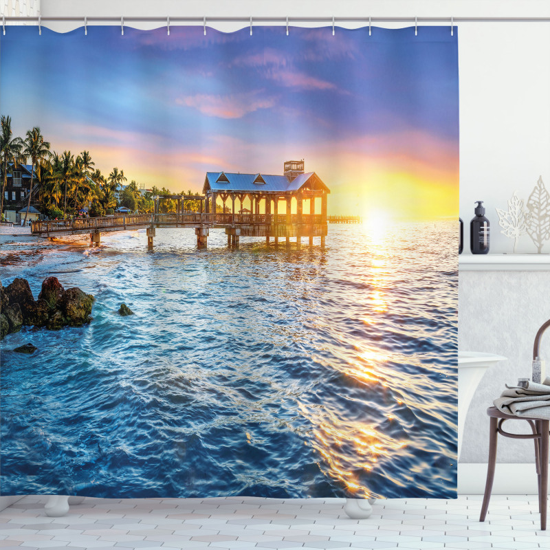 Florida Beach Shower Curtain