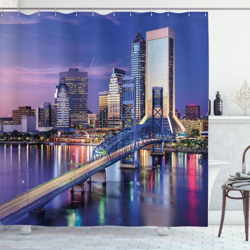 Florida Bridge Shower Curtain