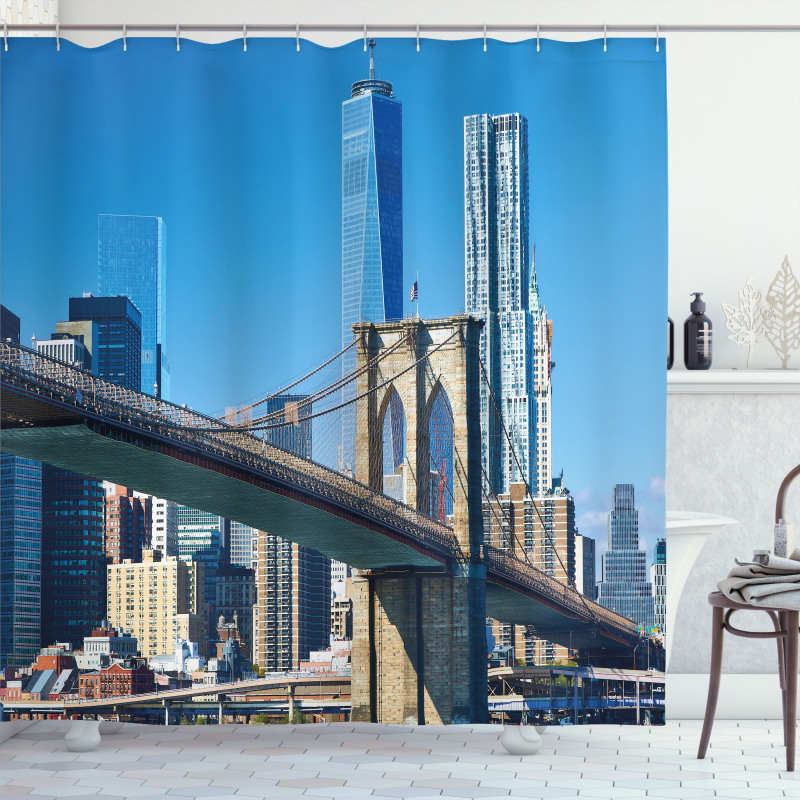 Manhattan Landmark Shower Curtain