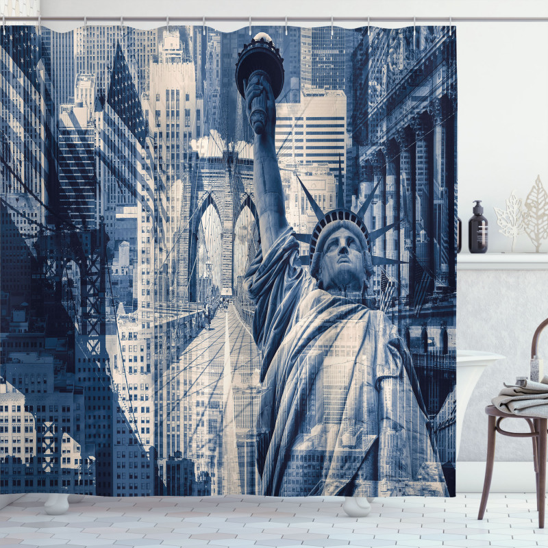 NY Liberty Shower Curtain