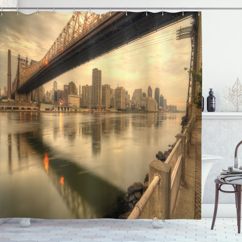 Queenboro Bridge Shower Curtain