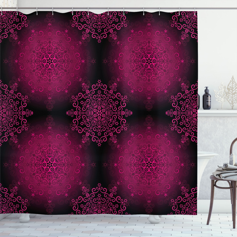 Psychedelic Boho Shower Curtain