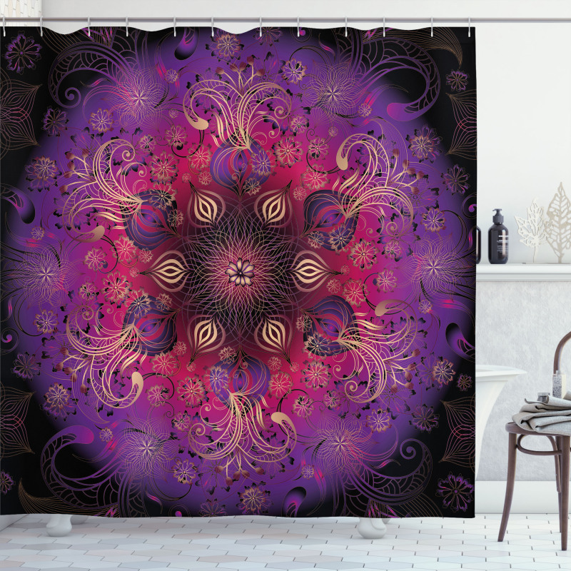 Floral Persian Shower Curtain