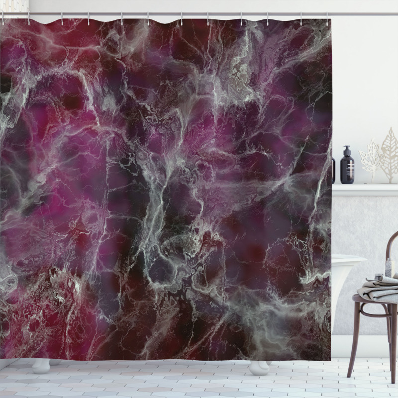 Psychedelic Dark Cloudy Shower Curtain
