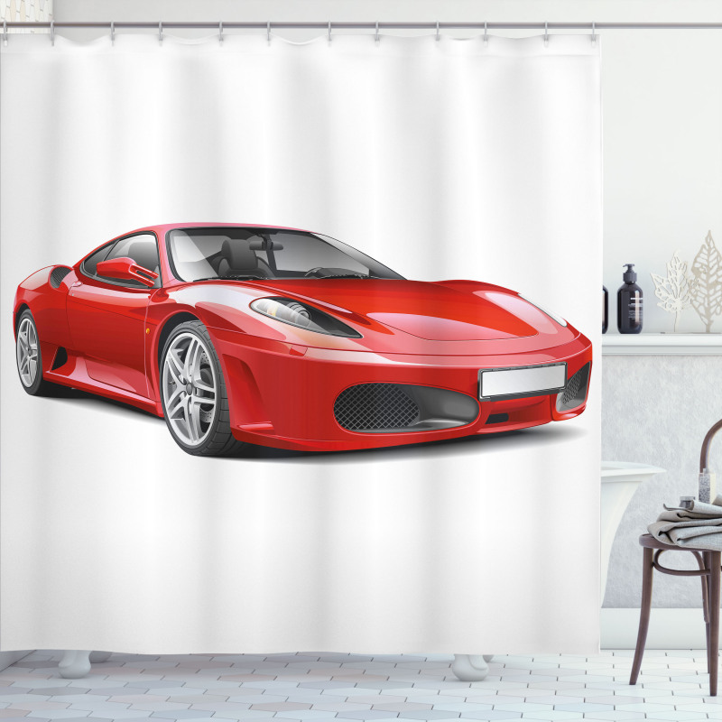 Italian Car Shower Curtain