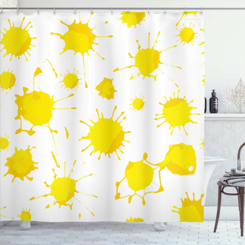 Random Splash Shower Curtain