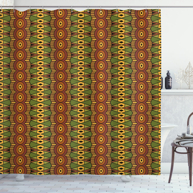 Abstract Motifs Shower Curtain