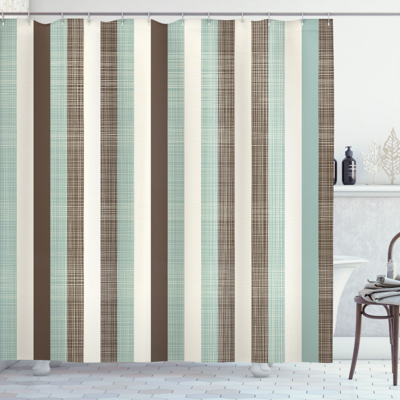 Striped Classical Old Shower Curtain