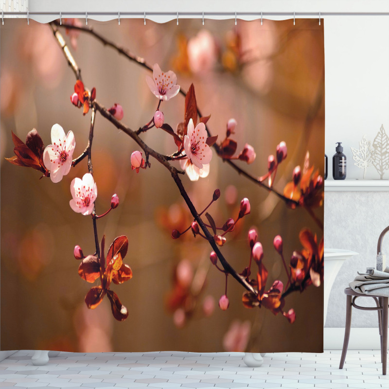 Sakura Flourishing Shower Curtain