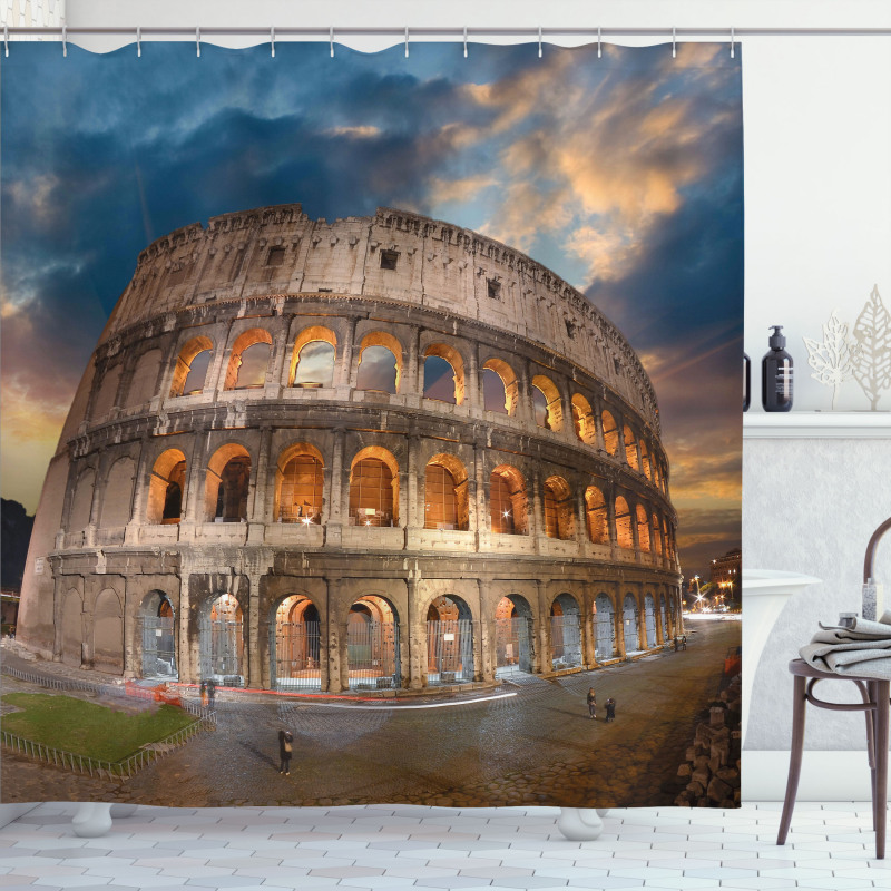 Colosseum at Sunset Shower Curtain