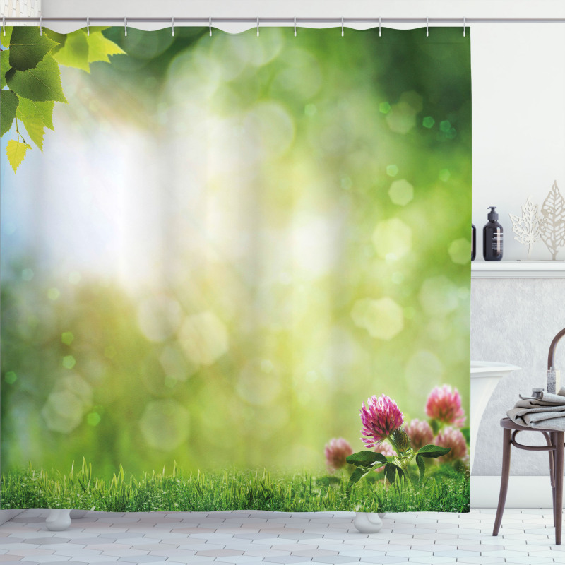 Fresh Spring Blossoms Shower Curtain