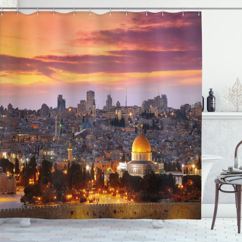 Old City Jerusalem Shower Curtain
