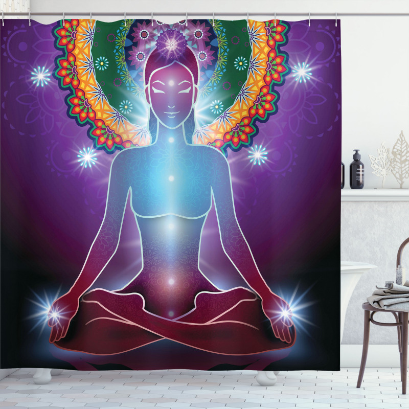 Inner Peace Mystic Energy Shower Curtain