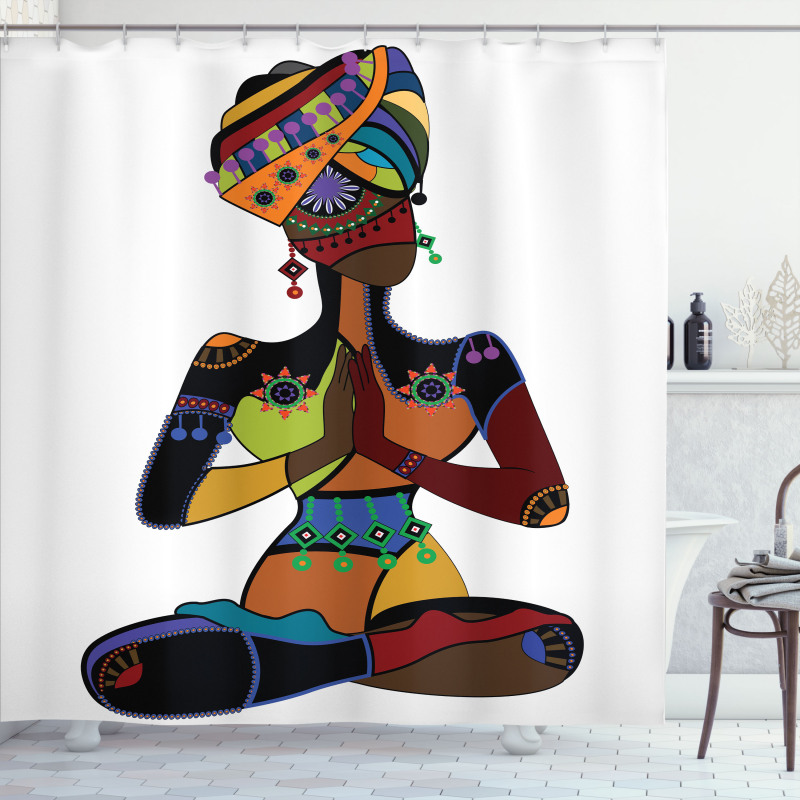 Style Woman Shower Curtain