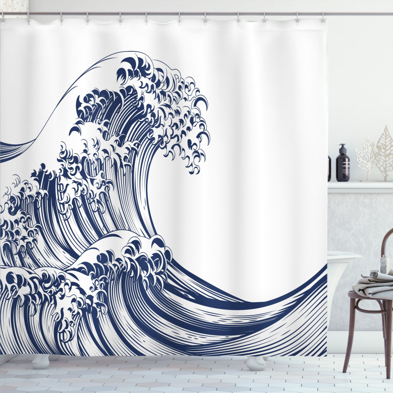 Oriental Vintage Shower Curtain