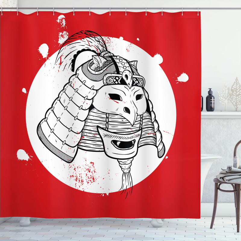 Mask Shower Curtain