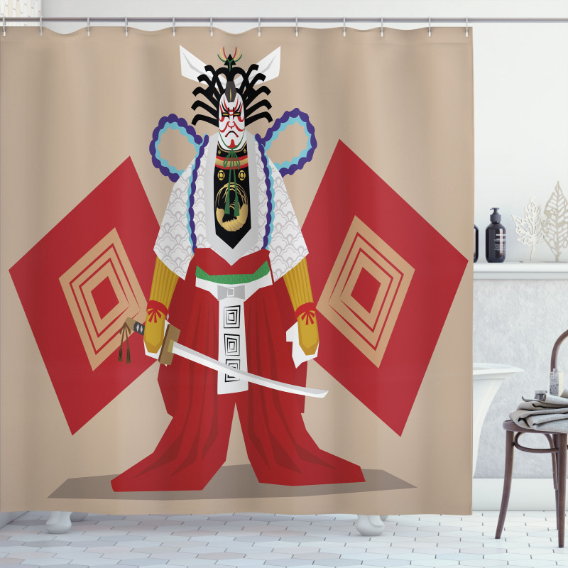 Eastern Actor Stage Shower Curtain