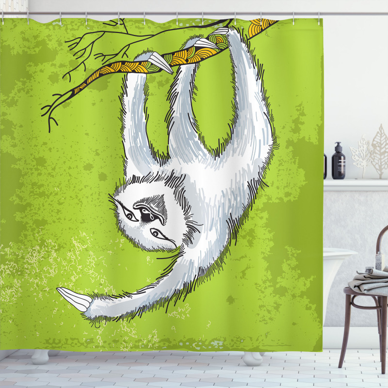 Animal Branch Shower Curtain