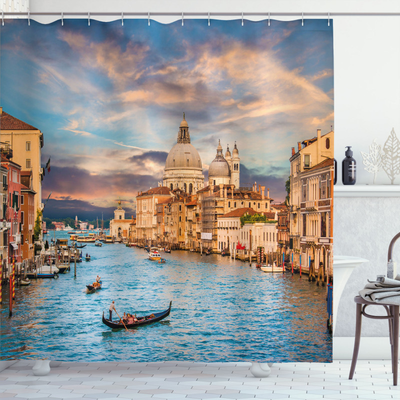 Canal Grande Italy Image Shower Curtain