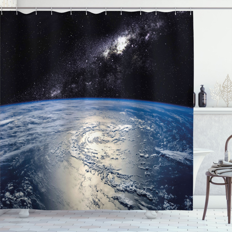 Majestic Universe Nebula Shower Curtain