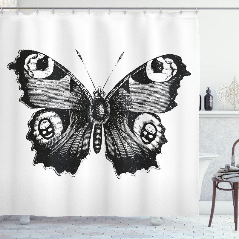 Butterfly Art Shower Curtain