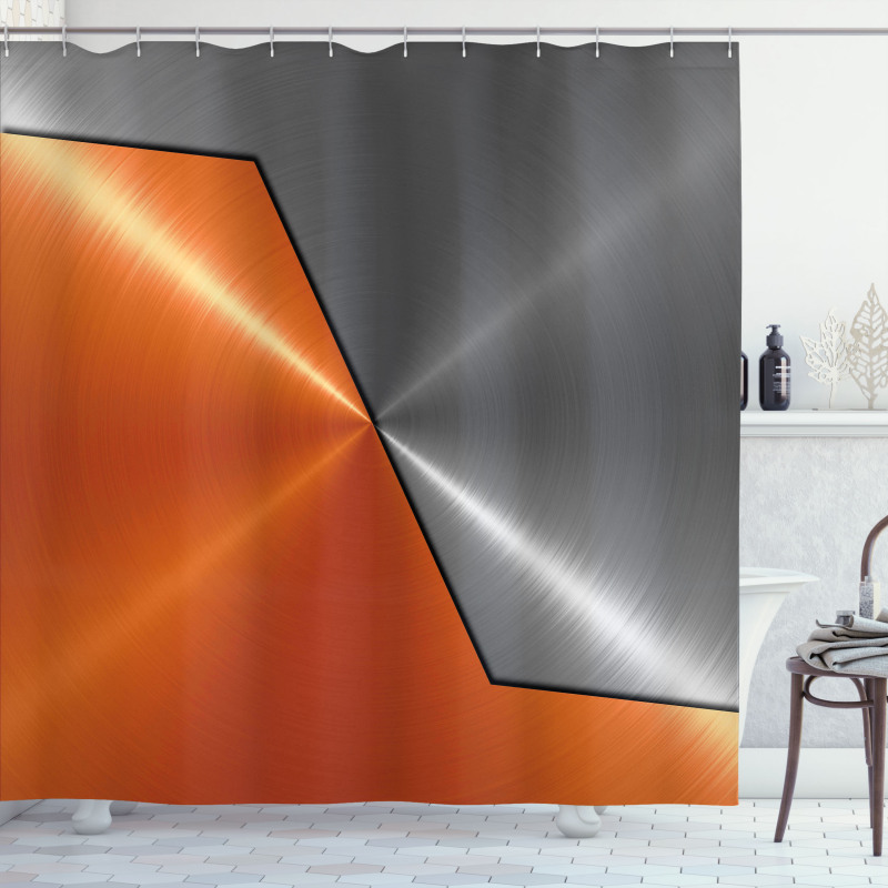 Machinery Modern 3D Shower Curtain