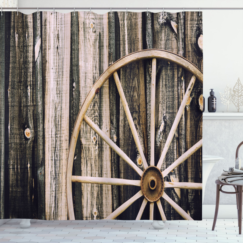 Rusty Door Shower Curtain