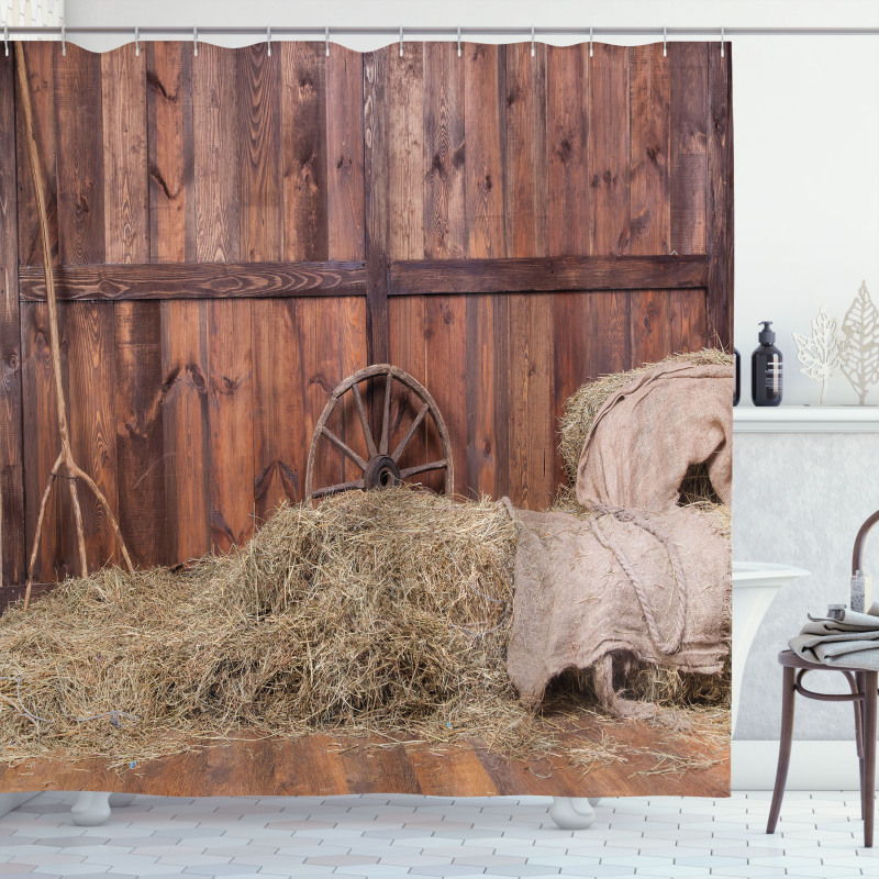 Old Stable Shower Curtain