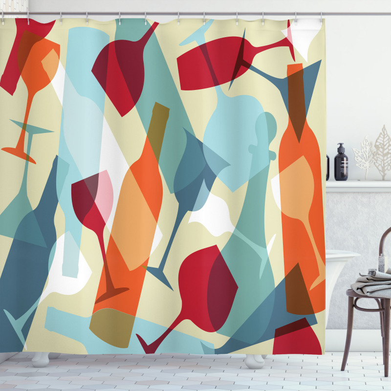 Modern Colorful Art Shower Curtain