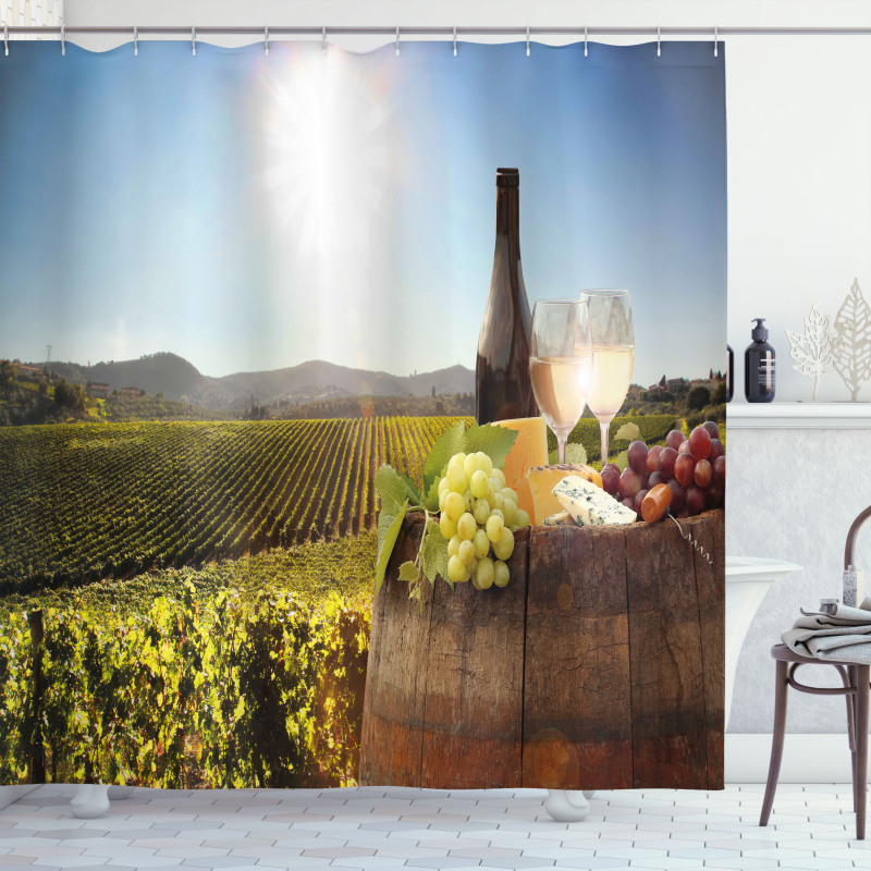 Famous Chianti Vineyard Shower Curtain