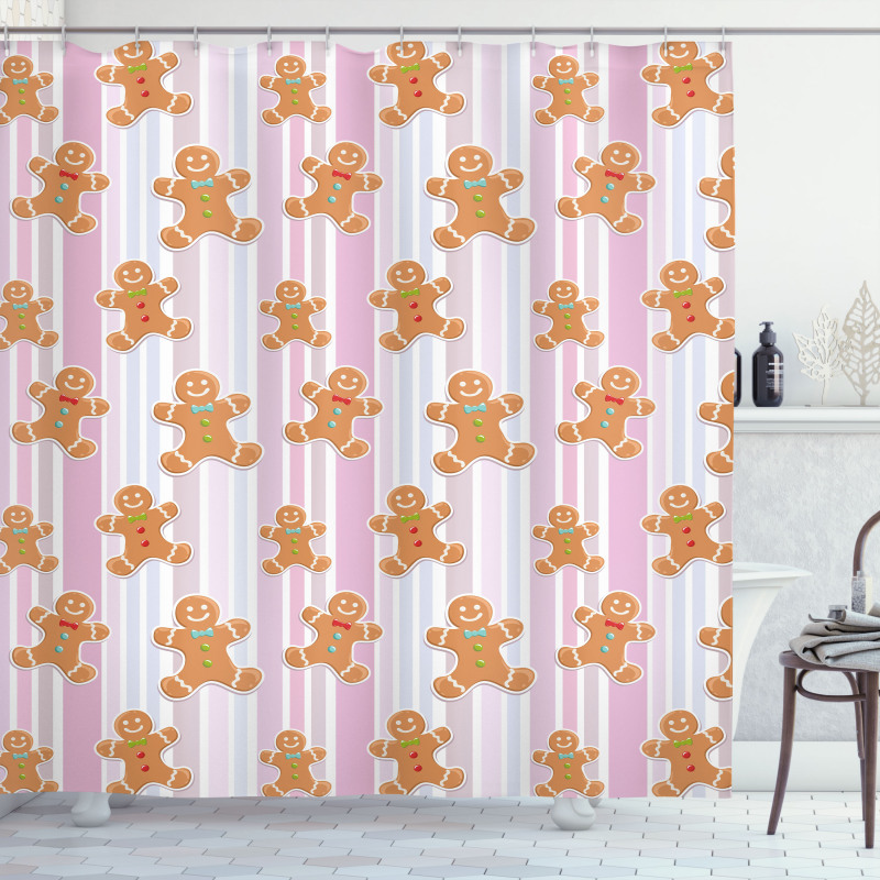 Xmas Goodies Shower Curtain