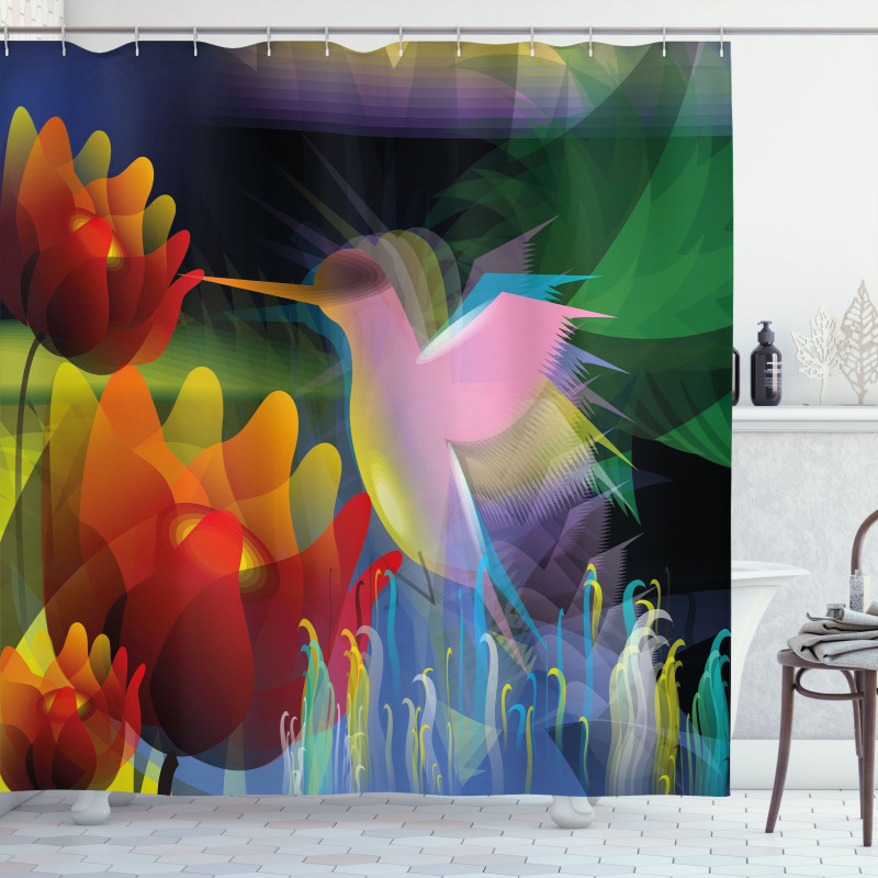Fantasy Digital Painting Shower Curtain
