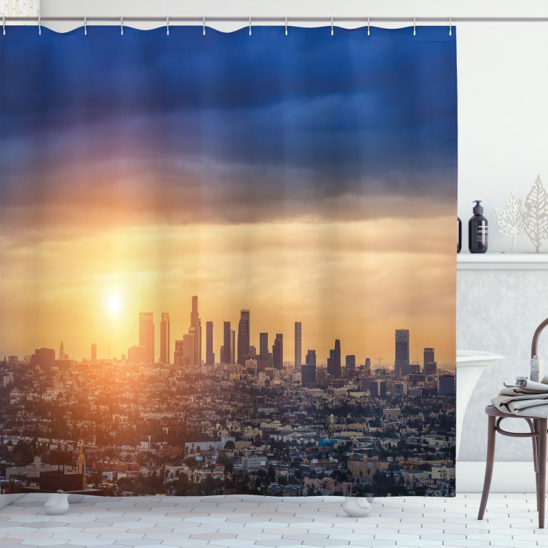 Sunrise at Los Angeles Shower Curtain