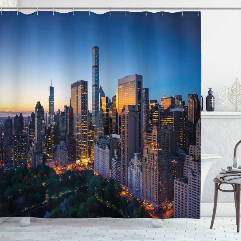 Tranquil Morning Sunrise Shower Curtain