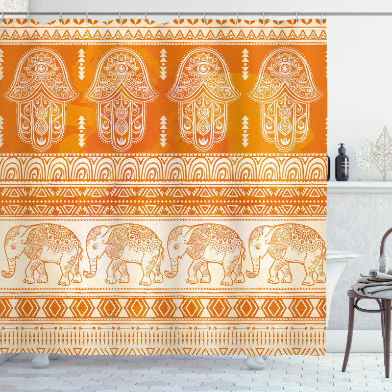 Traditional Ornate Border Shower Curtain