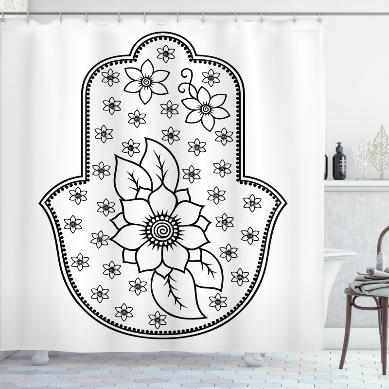 Lotus Shower Curtain