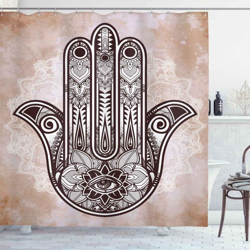 Esoteric Luck Charm Shower Curtain