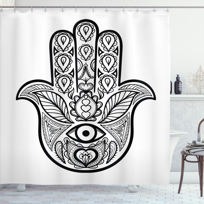 Nature Tribal Boho Art Shower Curtain