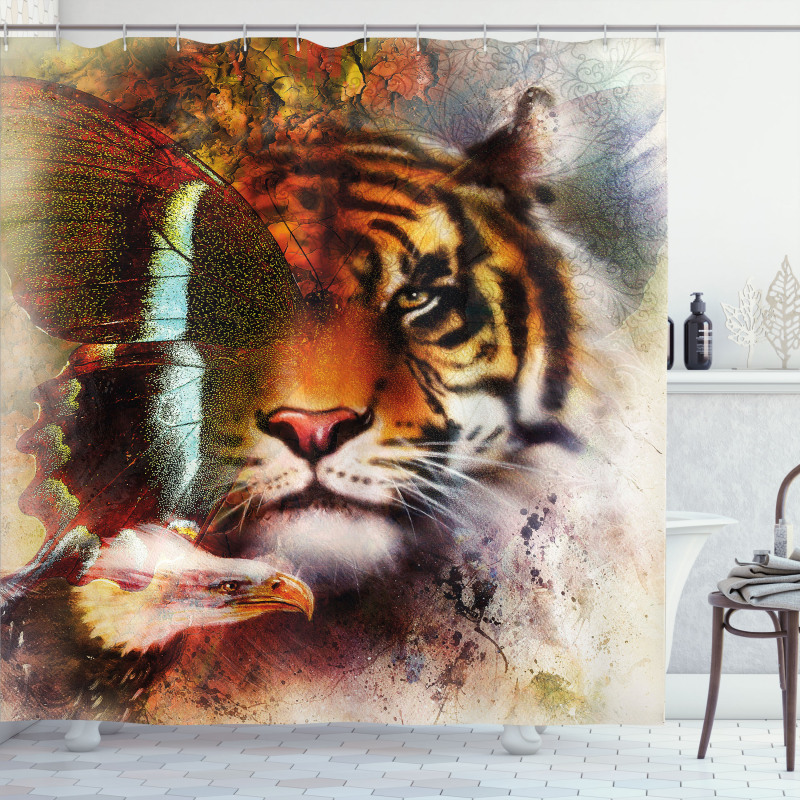 Nature Wildlife Shower Curtain