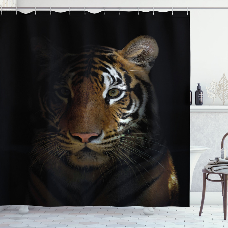 King of Sundarbans Shower Curtain