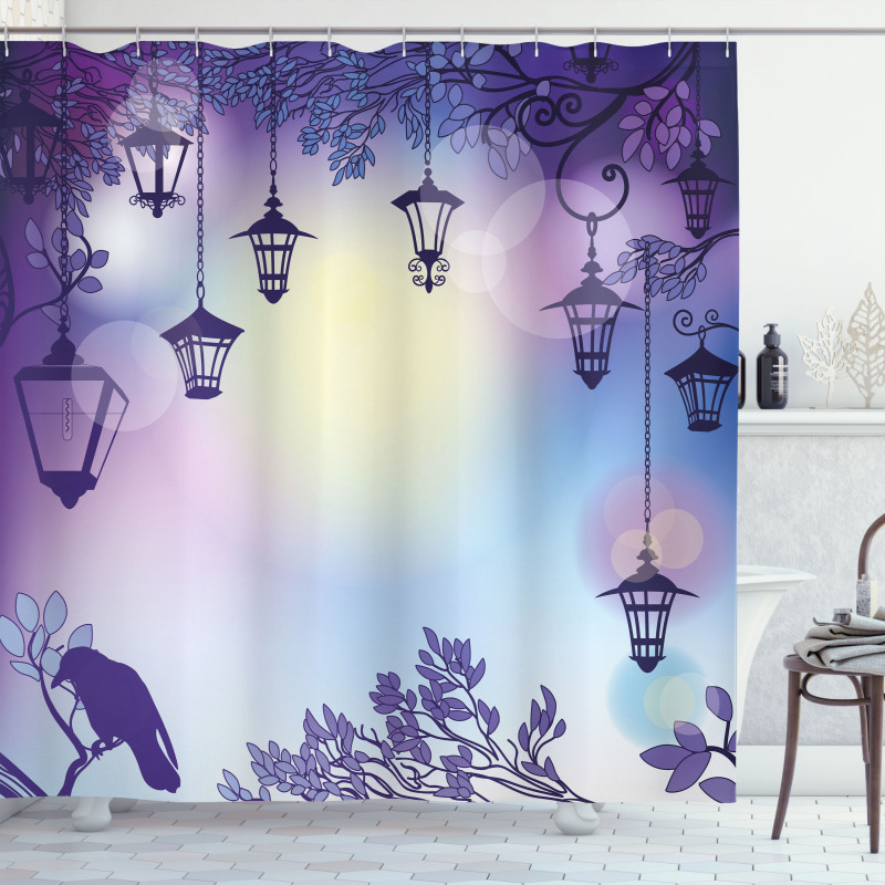 Street Night Shower Curtain
