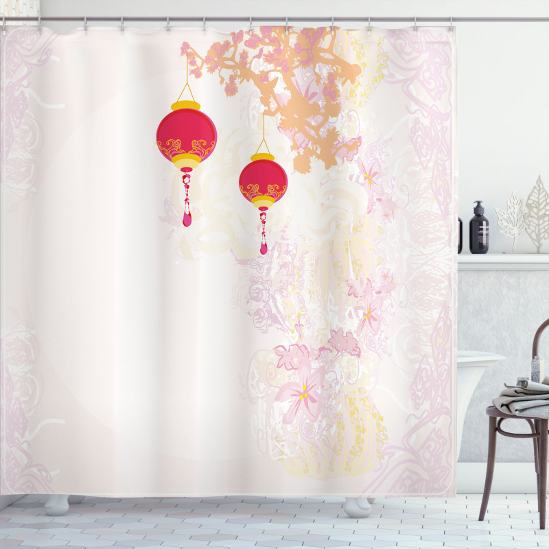 Chinese New Year Shower Curtain
