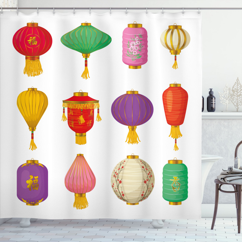 Chinese Celebration Shower Curtain