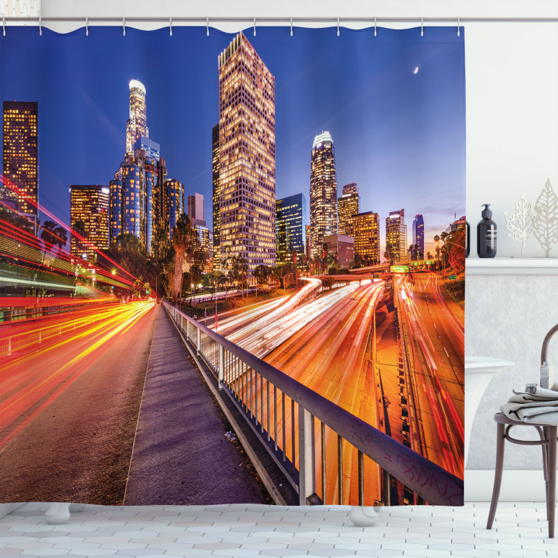Los Angeles USA Downtown Shower Curtain