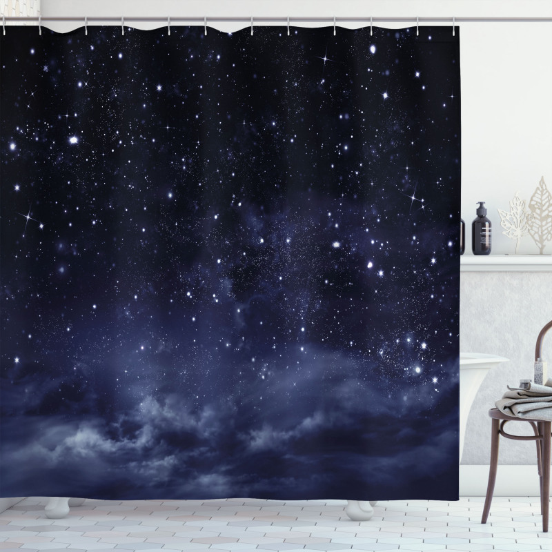 Ethereal Galactic View Shower Curtain