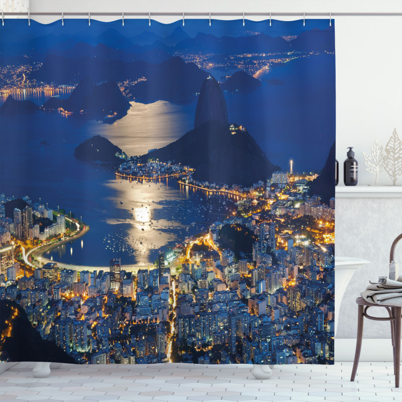 Mountain Sugar Loaf Rio Shower Curtain