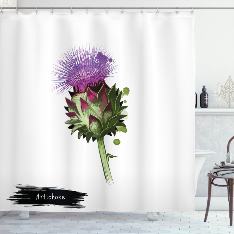 Blooming Botanic Food Shower Curtain