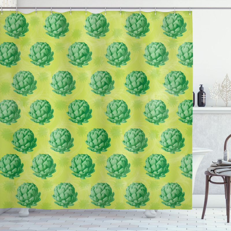 Healthy Organic Food Shower Curtain