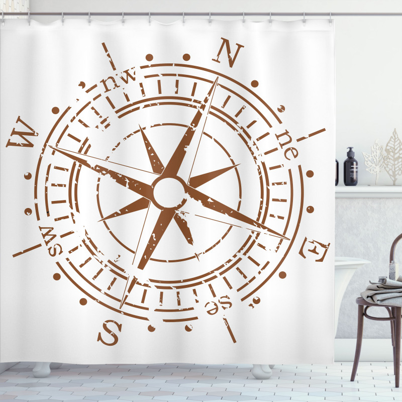 Age of Discovery Theme Shower Curtain