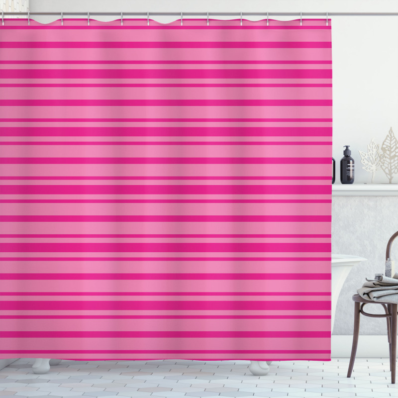 Stripes Geometrical Shower Curtain